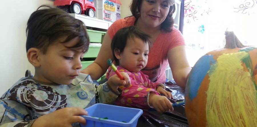 Citrouille de la classe bleu